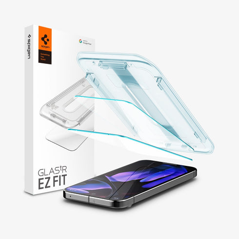 Protector de Pantalla Spigen Pixel 9 Series – GLAS.tR EZ Fit (2 Piezas)